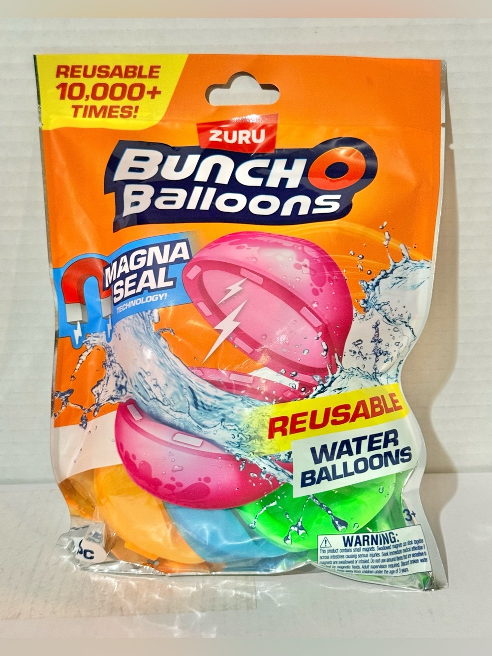 Zuru Bunch O Balloons Reusable Water Balloons 5 Pack W/Magna Seal Brand New